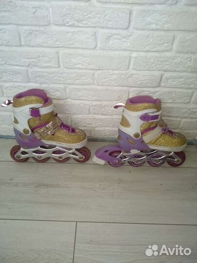 Роликовые коньки детские раздвижные