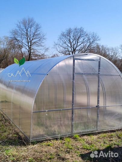 Теплица двойная дуга