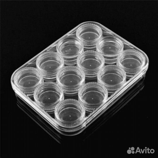 Набор баночек в контейнере для хранения мелочей, 1