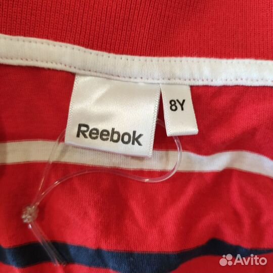 Reebok Поло красное H76923 8Y 8 лет (новое)