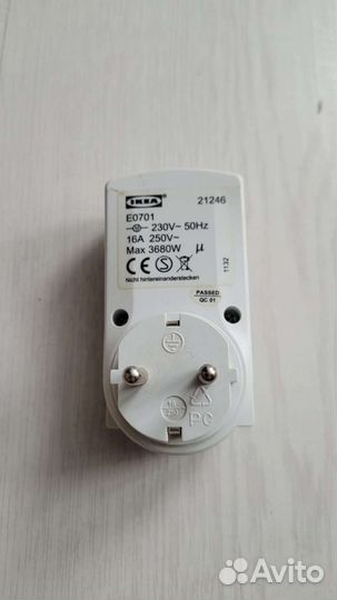 Реле времени - механический таймер E0701 IKEA