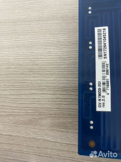 Видеокарта gt 730 2gb