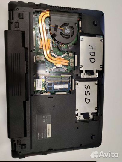 Игровой Ноутбук 17.3,i5,gt640m,2gb,ssd+cyмка