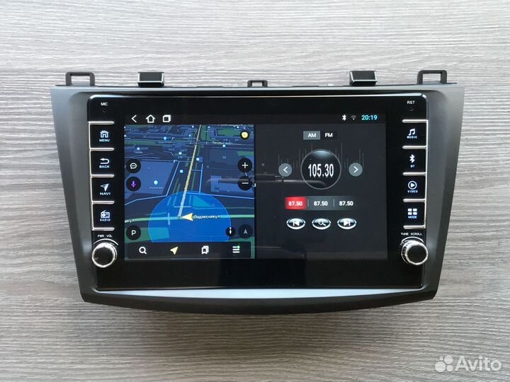 Магнитола Mazda 3 + физические кнопки