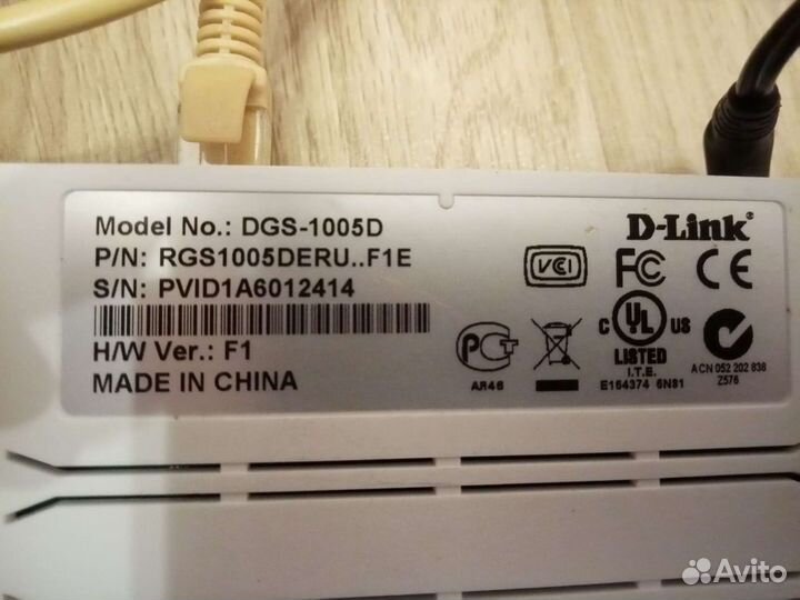 Коммутатор D-Link DGS-1005D