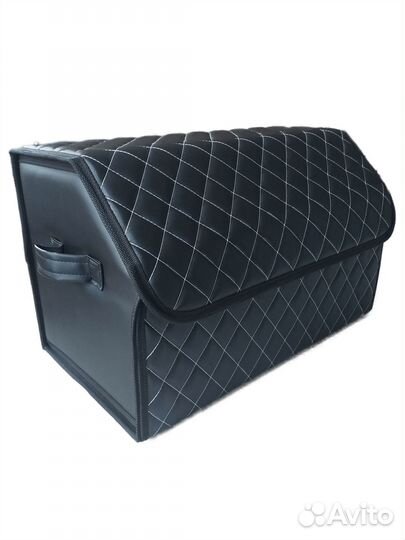 Органайзер в багажник ромб белый