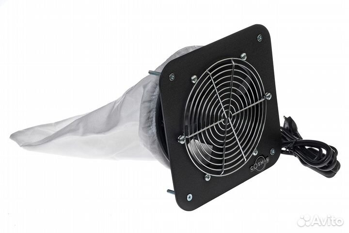 Пылесос для маникюра встроенный Nail Cosmos черный