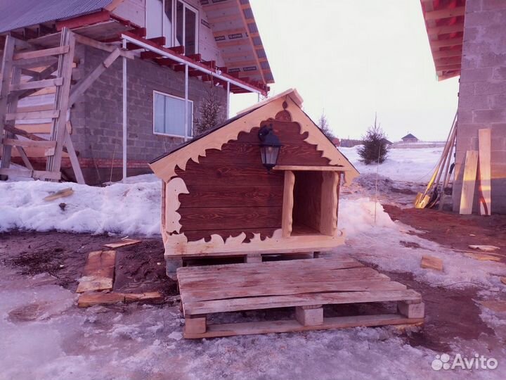 Будка для собаки утепленная