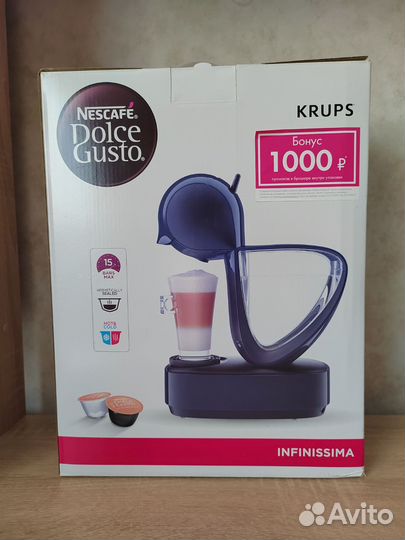 Капсульная кофемашина dolce gusto krups