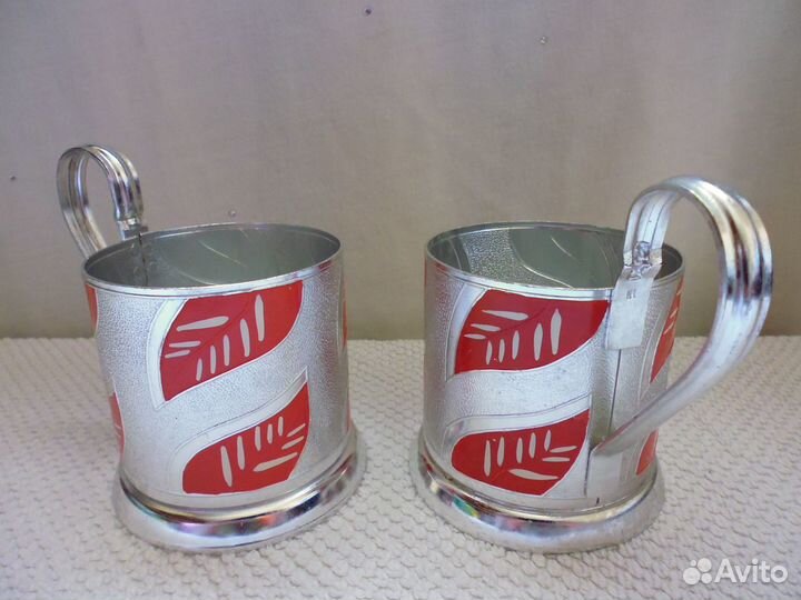 Винтажные стакан, подстаканник, кружки, сливочник