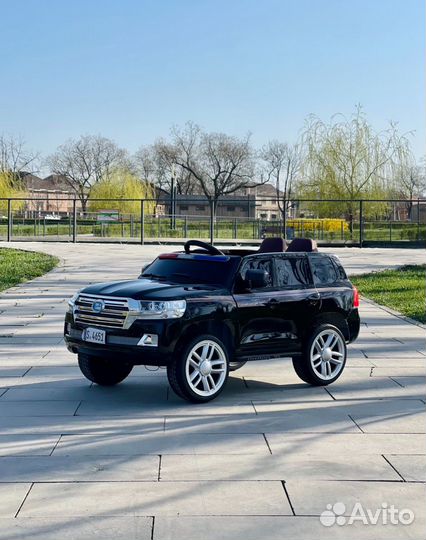 Детские машинки электромобили Джип Land Cruiser