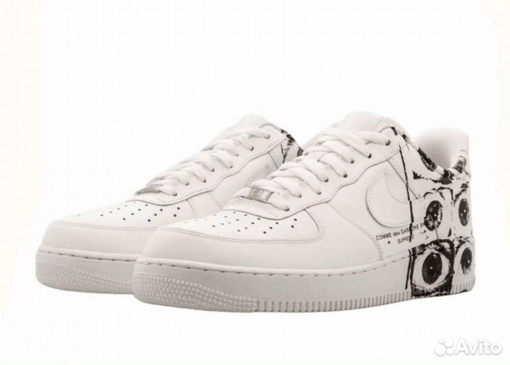 AF1 Supreme x CDG на руках