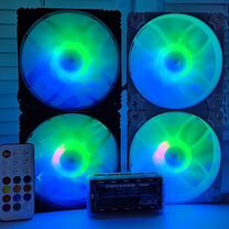 Вентиляторы RGB 6 pin и контроллеры с пультом