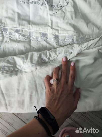 Белье одеяло подушка наматрасник для малыша