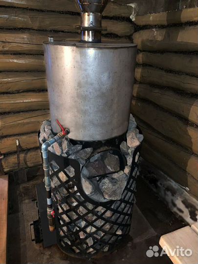 Банная печь Вертикаль 500вт с сеткой