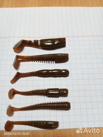 Силиконовые приманки для микроджига