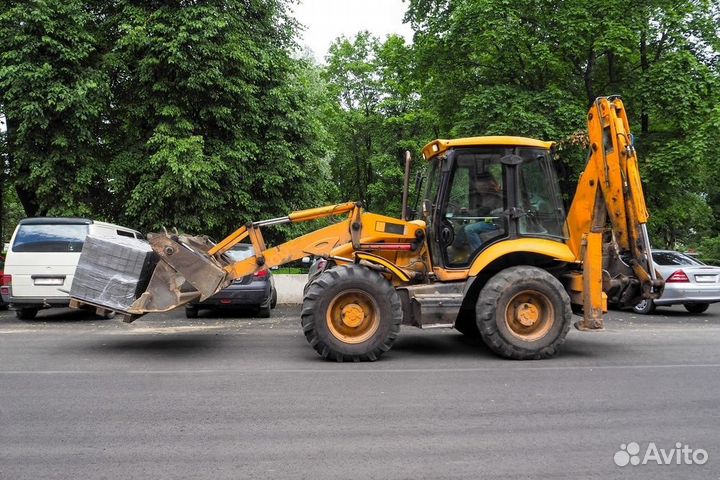 Аренда экскаватора погрузчика jcb