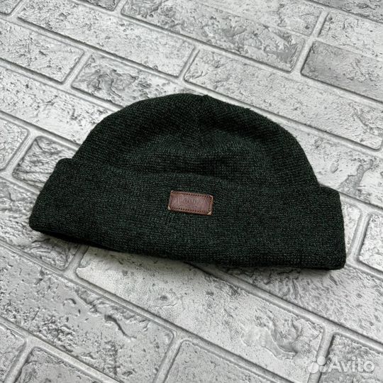 Шапка Levis Gray Knitted Beanie Hat x Cambodia