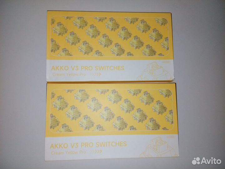 Свитчи для клавиатуры Akko v3 cream yellow pro