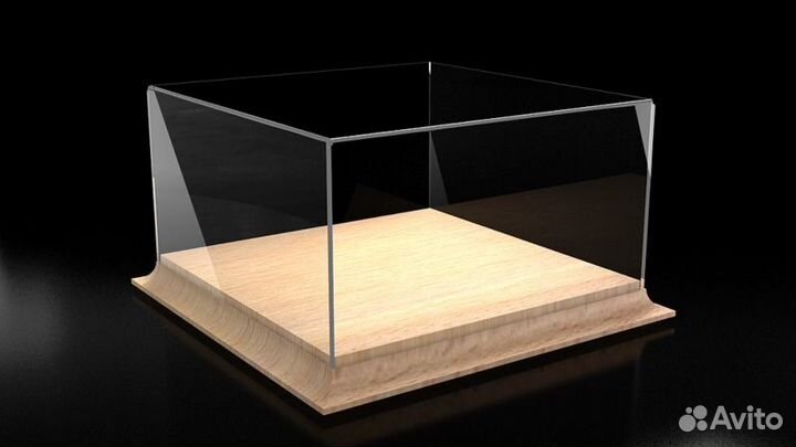 Футляр, бокс, короб для моделей на дереве