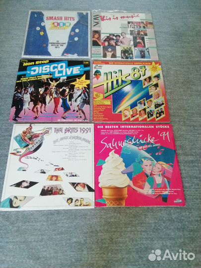 Зарубежные сборники винил pop disco synth rock