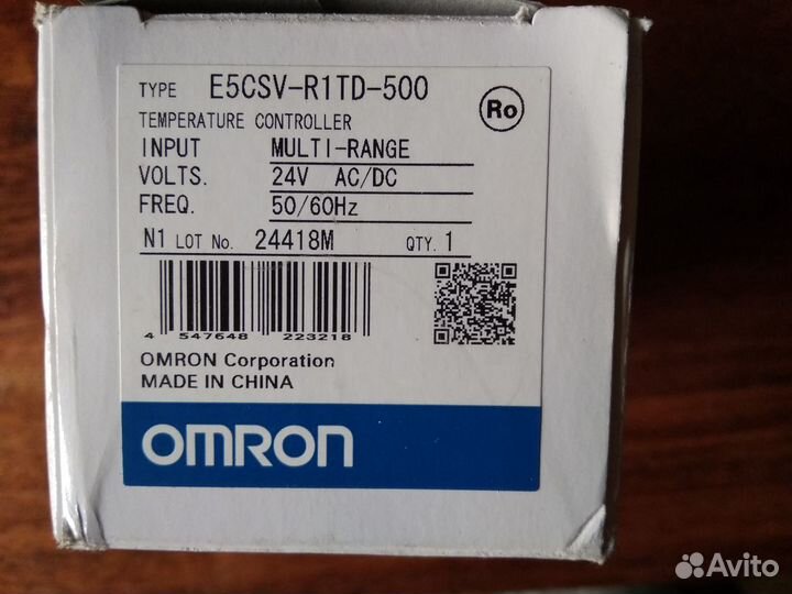 Контроллер температурный Omron E5CSV-R1TD-500
