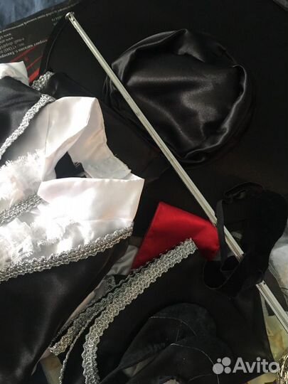 Костюм карнавальный, Зорро, 26 размер