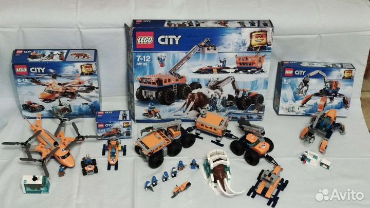 Lego City Арктика наборы 60190, 60192 оригинал