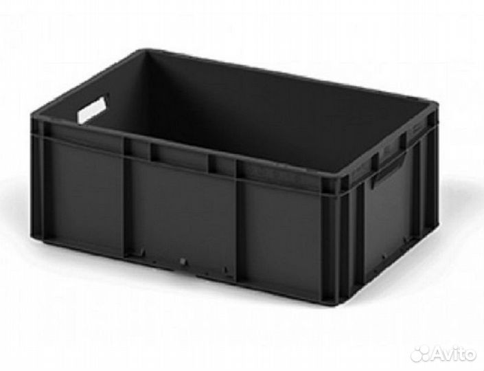 Евроконтейнер EC-6422 (600х400х220 мм) сплошной