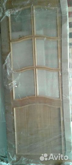 Дверь фанерованная дубовым шпоном б/у