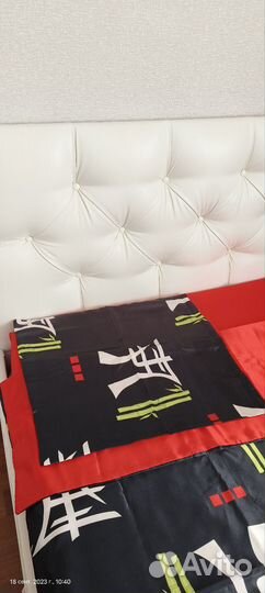 Комплект шёлкового постельного белья, двуспальный