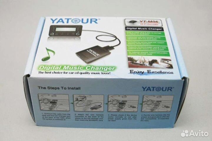 Адаптер Yatour YT-M06 Toy2 6+6 для магнитол Toyota