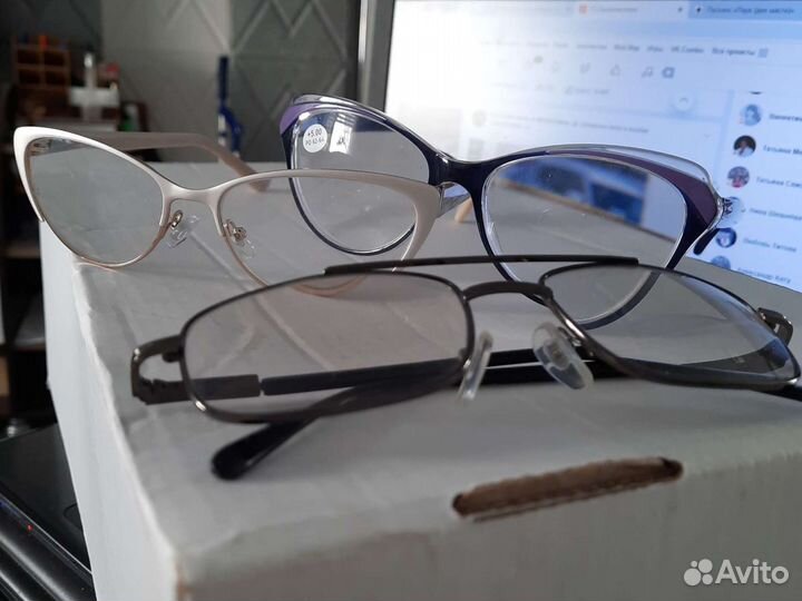 Очки для зрения корректирующие +2 и +5