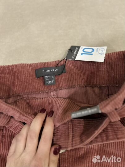 Юбка primark вельветовая 44