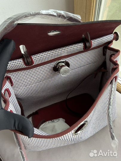Сумка Hermes Herbag bordo 31 sm