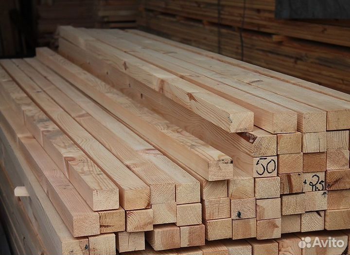 Брус сухой / Пиломатериалы / доставка но