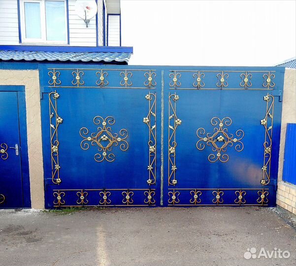 Ворота, заборы, оградки, лавочки, холодная ковка