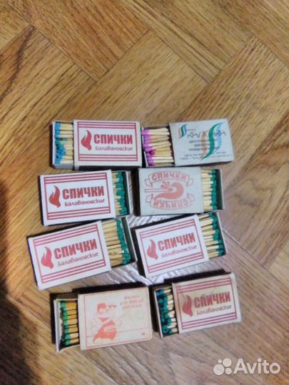 Спички цветные