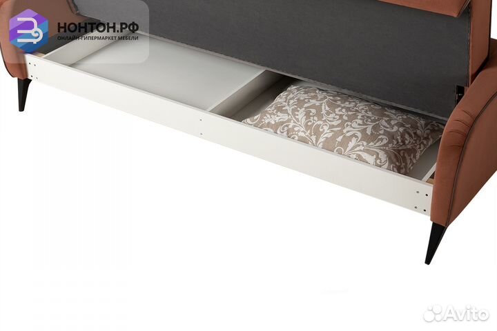 Диван книжка Ноэль терракотовый