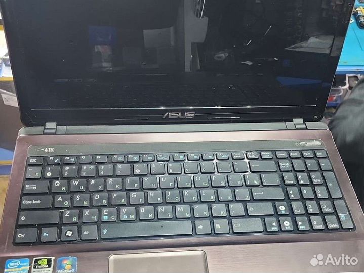 Мощный игровой ноутбук asus x53s i7 Nvidia ge forc