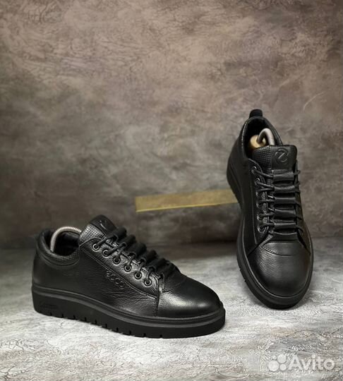 Кеды мужские Ecco натуральная кожа