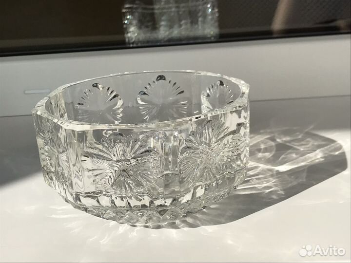 Ваза Гусь Хрустальный