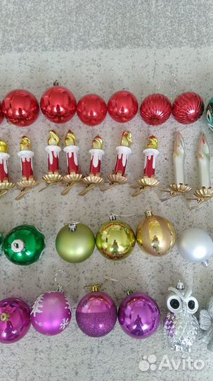 Елочные игрушки - набор 3