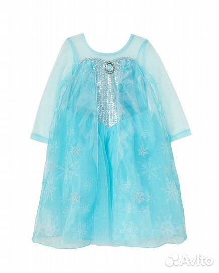 Платье Эльзы, нм, раз 116-122