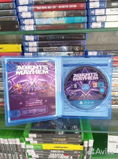 Agents of Mayhem диск ps4