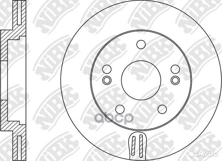 Диск тормозной hyundai creta/i30 11/KIA ceed 1