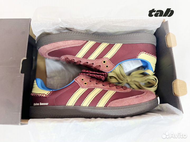 Кеды женские Adidas Samba Nylon Wales Bonner Fox B