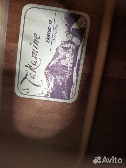 Гитара takamine ean10c 12