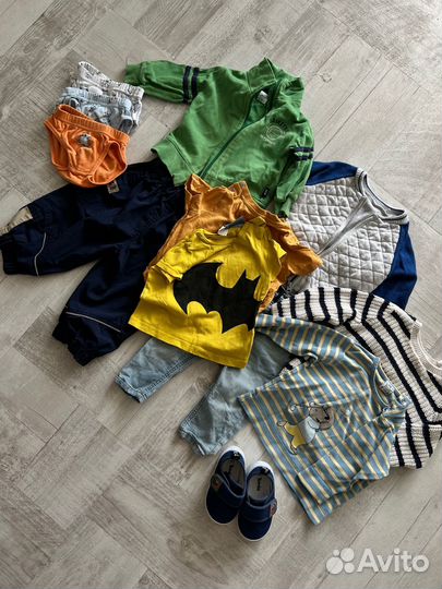 Вещи пакетом на мальчика 74