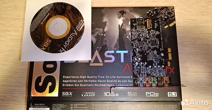 Звуковая карта Creative Sound Blaster Audigy Fx